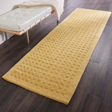 Nourison Perris PERR1 Handmade Woven No Border Indoor Only Contemporary  Rug Gold, Yellow 100% Wool 99446222855