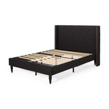 Christopher Knight Home® - Noble House - Tourmaline Fully-Upholstered Bed Frame - Queen-Size - Traditional -