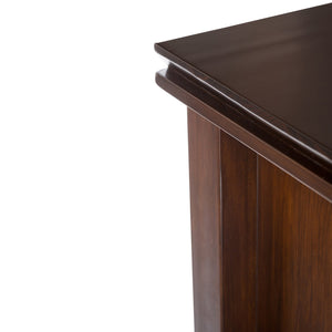 English Elm Artisan 12-Cube Storage Unit In Russet Brown - Handcrafted Solid Wood With Stylish Versatility B136P159474