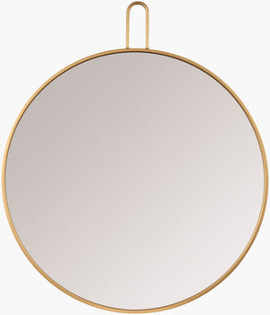 Livabliss Athanasia Flush Mount Wall Mirror Slim Contemporary Frame for Modern Entryways Gold 38"H x 32"W x 1"D NHT002-3832