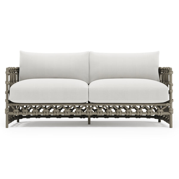 Bernhardt Bernhardt Nodi Outdoor Sofa With Shiitake Open-Rope Weave, Deep Cushions & Weather-Resistant Design - Made to Order O4416B
