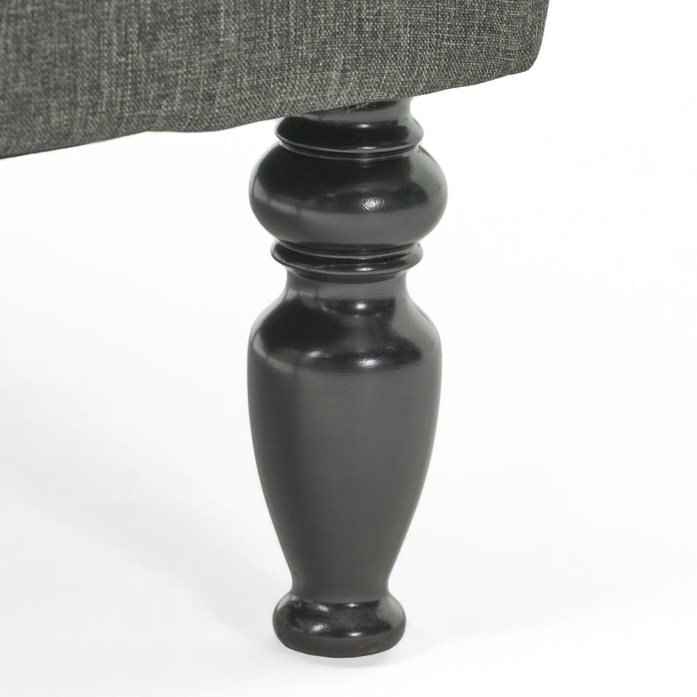 English Elm Christopher Knight Home® - CLUB CHAIR Dark Gray Fabric Accent Chair — Plush Deep Seat, Sturdy Frame, Modern Living Room Style 57752.00DGAY