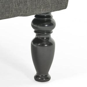 English Elm Christopher Knight Home® - CLUB CHAIR Dark Gray Fabric Accent Chair — Plush Deep Seat, Sturdy Frame, Modern Living Room Style 57752.00DGAY