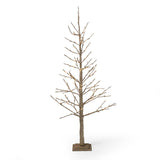 Christopher Knight Home® - Noble House - 5-foot Pre-Lit 186 Warm White LED Artificial Christmas Twig Tree