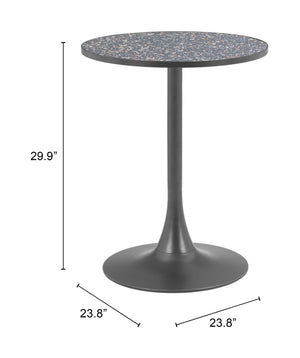 Zuo Modern Bite Bistro Table – Elevate Your Space With Modern Design And Chic Style For Every Room Black Mdf,Steel 110405-zuo-modern