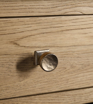 Hooker Furniture Driftwood Buckboard Display Sideboard With Glass Doors, Adjustable Shelves & Self-Closing Drawers Light Wood 6820-75900-80