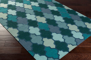 Surya Nia 2' X 3' Handmade Wool & Chenille-cotton Rug – Modern Durability For Chic Home Decor Spaces Sage Wool,Chenille,Cotton Nia7000-3656