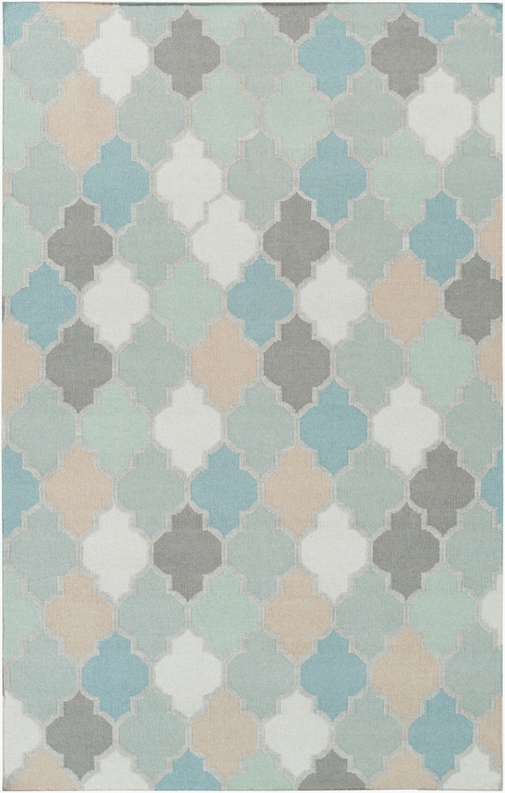 Surya Nia Handwoven Flatweave Wool Chenille Area Rug for Living Room or Dining Space NIA7001-58