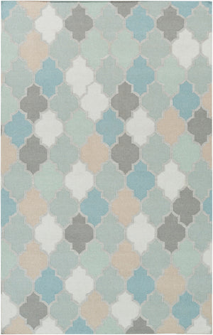 Surya Nia Handwoven Flatweave Wool Chenille Area Rug for Living Room or Dining Space NIA7001-58