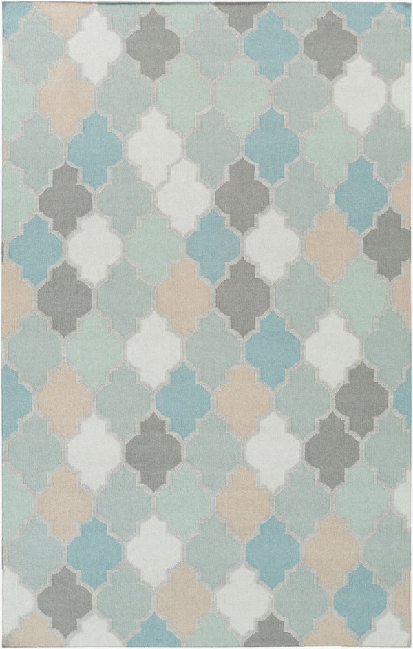 Surya Nia Handwoven Flatweave Wool Chenille Area Rug for Living Room or Dining Space NIA7001-58