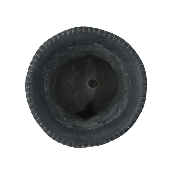 English Elm Buena Vista Handcrafted Urn Planter Sculptural Indoor Outdoor Garden Focal Piece 62166.00BLK