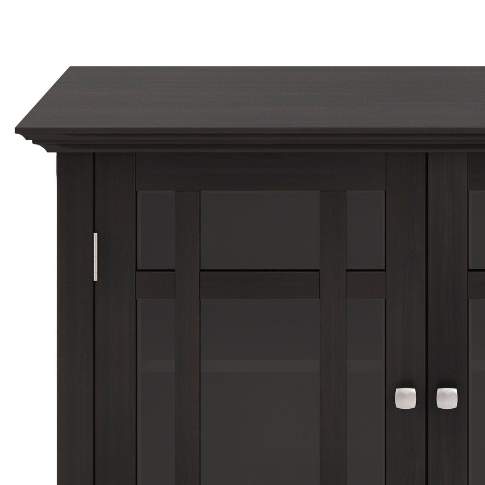 English Elm Bedford Medium Storage Cabinet - Handcrafted Hickory Brown Wood With Adjustable Shelves & Style B136P158490