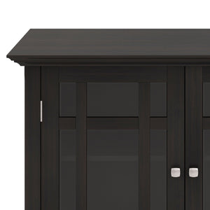 English Elm Bedford Medium Storage Cabinet - Handcrafted Hickory Brown Wood With Adjustable Shelves & Style B136P158490
