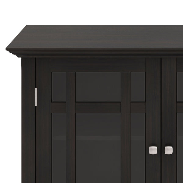 English Elm Bedford Medium Storage Cabinet - Handcrafted Hickory Brown Wood With Adjustable Shelves & Style B136P158490