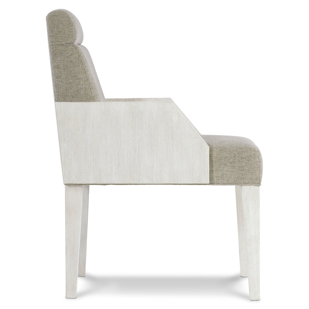 Bernhardt Bernhardt Linen Arm Chair — Rustic Modern Fully Upholstered Seating, Supportive Cushioning, Versatile Style 306546