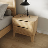 VIG Furniture Modrest Seattle - Modern Natural Oak Nightstand VGWD-SEA-BST02