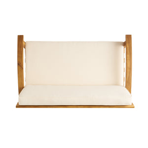 English Elm Christopher Knight Home® - Peyton Outdoor Loveseat & Coffee Table Set – Stylish Acacia Wood Design With Water-Resistant Cushions 57972.00SETBEI