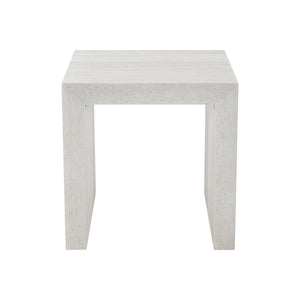 Bernhardt Bernhardt Summerton Side Table Sandblasted White Ash Veneer Parsons Modern Accent 24X26x24 435121