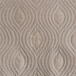 Surya Nile Premium Linen Quilt 108"W X 92"L - Modern Chic Design For Cozy Comfort & Easy Care Taupe Linen,Linen Nil9000-t