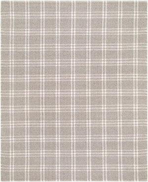 Livabliss Nader Handwoven Wool Flatweave Rug for Entryways Bathrooms and Minimalist Spaces Stone Gray, Iv 9' x 12' NIN2305-912