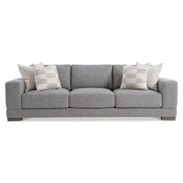 Bernhardt Bernhardt Lars Sofa — Made-To-Order Modern Fabric Seating With Plush Deep Cushions & Textured Wood Feet B1267A