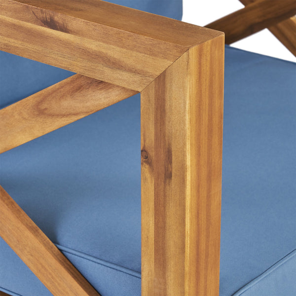 English Elm Christopher Knight Home® - Brava Club Chair - Timeless Mid-Century Design With Comfort & Durability For Your Outdoor Oasis 65545.00BLU