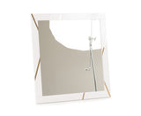 VIG Furniture Modrest Nixa - Modern White & Gold Mirror VGVC-J1909-M-L