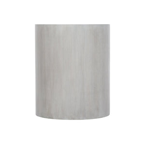 Bernhardt Bernhardt Thorne Side Table — Quartered White Oak Drum Accent, Starburst Top, Natural Finish, 20"W 452125