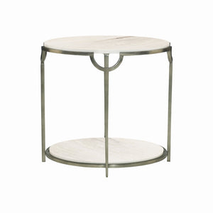 Bernhardt Morello Oval Metal End Table 469113