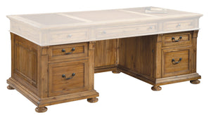 Hekman Furniture 79310p Peds & Modesty Panel - Stylish  Solution For Enhanced Privacy And Comfort Wellington Natural Peds & Modesty Panel 79300p