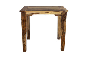 Porter Designs Porter Taos Solid Sheesham Wood 54" Square Counter Table - Timeless Craftsmanship & Artful Design Natural Wood 07-196-08-9027nl