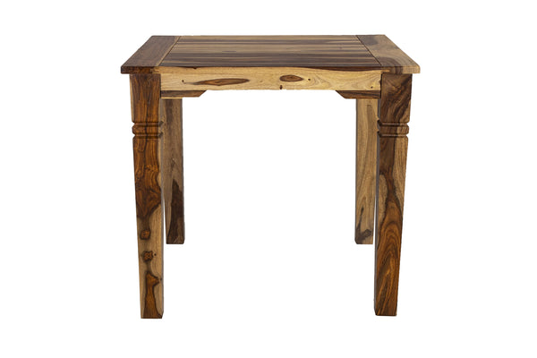 Porter Designs Porter Taos Solid Sheesham Wood 54" Square Counter Table - Timeless Craftsmanship & Artful Design Natural Wood 07-196-08-9027nl