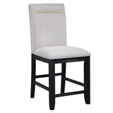 Steve Silver Yves Counter Chair Grey, Set of 2 YS500CCG