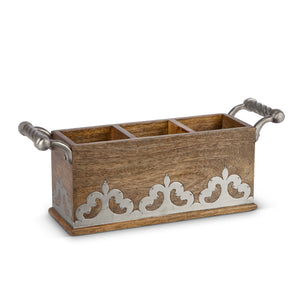 Heritage Inlay Wood Flatware Caddy EAW93140 Park Hill