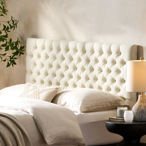 Christopher Knight Home® - Noble House - Jezebel Contemporary Full/Queen Tufted Fabric Headboard