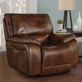 Parker House Parker Living Vail - Burnt Sienna Power Recliner Burnt Sienna Top Grain Leather with Match (X) MVAI#812PH-BUR