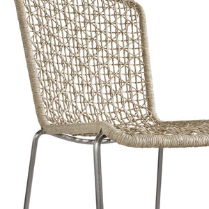 Bernhardt Bernhardt Carmel All-Weather Bar Stool — Hazelnut Twisted Abaca Wicker On Powder-Coated 304 Steel X03584