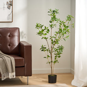 English Elm 120cmartificial Pieris Tree Lifelike Faux Botanical Floor Plant for Living Room Corners 74341.00