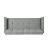 Christopher Knight Home® - Noble House - Treston Mid Century Grey Fabric Sofa