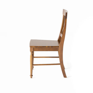 English Elm Acacia Wood X-back Dining Chairs Set of Two Farmhouse Country Seating Antique Finish 57366.00DOAK