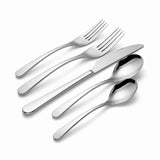 Lenox Oneida Kenbrook 20 Piece Everyday Flatware Set, Service for 4 Metallic, STAINLESS METAL 894747