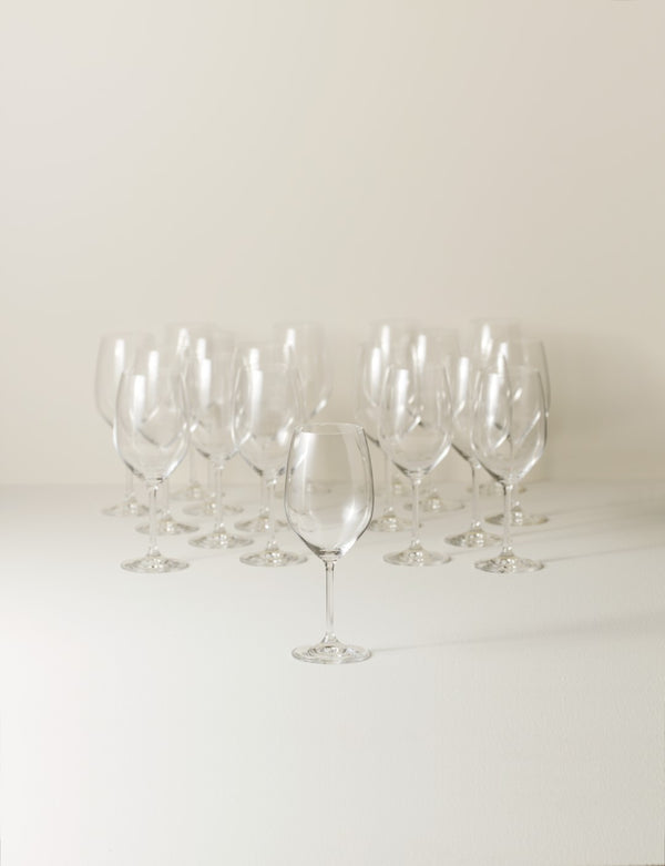 Lenox Tuscany Classics 18-Piece White Wine Glass Set Clear, NO COLOR GLASS,CRYSTAL 891672