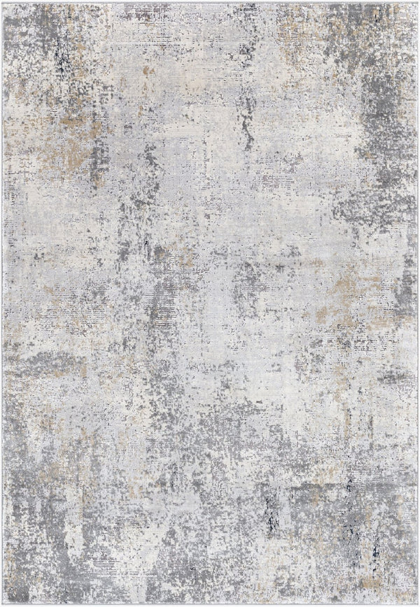 Livabliss Norland Geometric Area Rug Polypropylene Blend Medium Pile for Living Dining Spaces Light Slate, Ch 10' x 13'11" NLD2303-1014