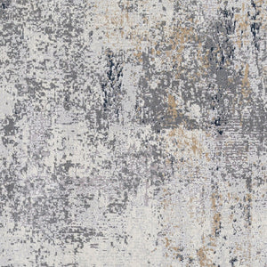 Livabliss Norland Geometric Area Rug Polypropylene Blend Medium Pile for Living Dining Spaces Light Slate, Ch 10' x 13'11" NLD2303-1014