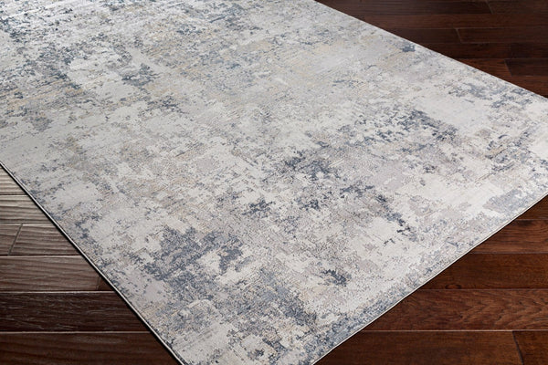 Livabliss Norland Machine Woven Area Rug with High Low Pile Sheen Finish for Large Living Spaces Light Slate, Ch 12' x 15' NLD2304-1215