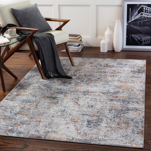 Livabliss Norland Machine Woven Polypropylene Area Rug High Low Texture for Large Living Spaces Light Slate, Ch 12' x 15' NLD2305-1215