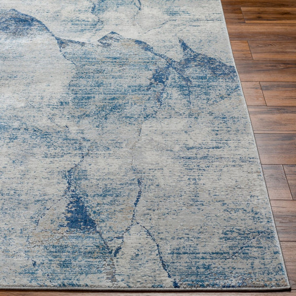 Livabliss Norland Machine Woven Polypropylene Area Rug Mid Century Modern Living Room Floor Light Slate, Ch 12' x 15' NLD2309-1215