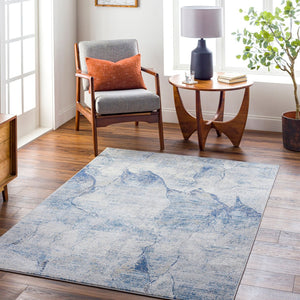 Livabliss Norland Machine Woven Polypropylene Area Rug Mid Century Modern Living Room Floor Light Slate, Ch 12' x 15' NLD2309-1215