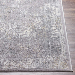 Livabliss Norland Traditional Large Area Rug Polypropylene Blend High Low Pile Living Room Medium Gray, Gr 10' x 13'11" NLD2313-1014