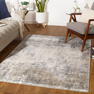 Livabliss Norland Machine Woven Polypropylene Blend Area Rug with High Low Pile Living Room Medium Gray, Gr 8'10" x 12' NLD2314-912